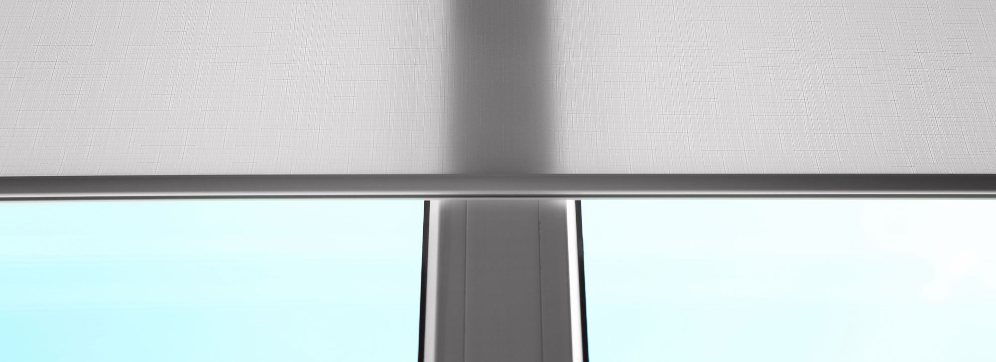 a newly-cleaned roller blinds