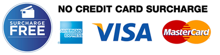 No Credit Card Surcharge