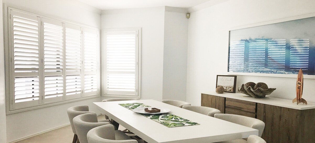 Dining Room Plantation Shutters