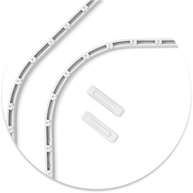 Apollo curtain Track Option: Curved