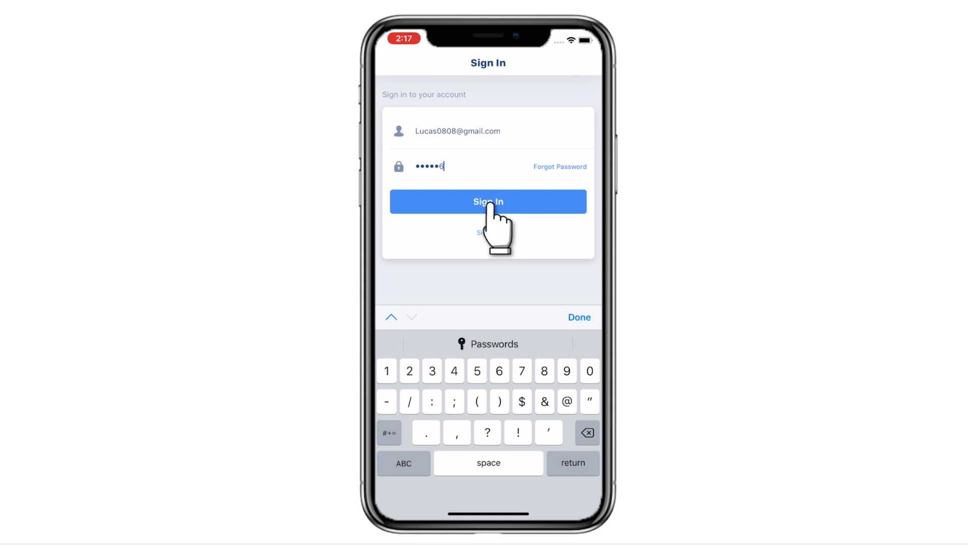 Create A New Account: Connector App Account