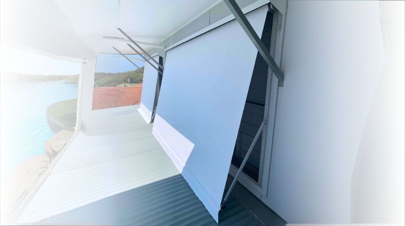 Gear Operated Pivot Arm Awnings