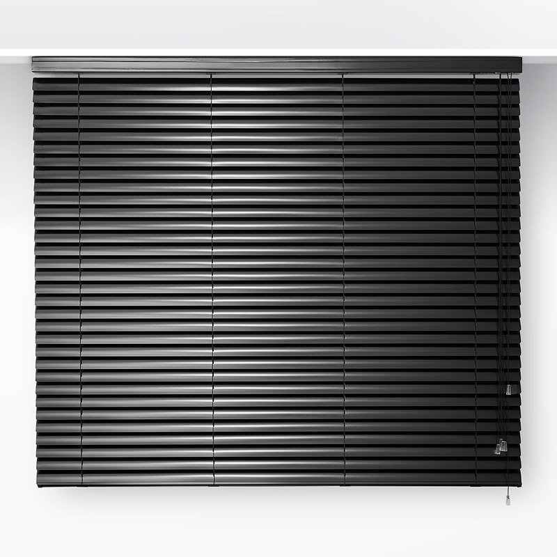 25mm Aluminium Venetian Blinds in Black