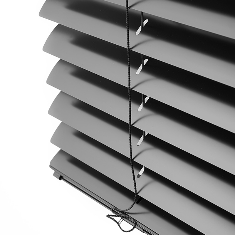 25mm Aluminium Venetian Blinds in Black