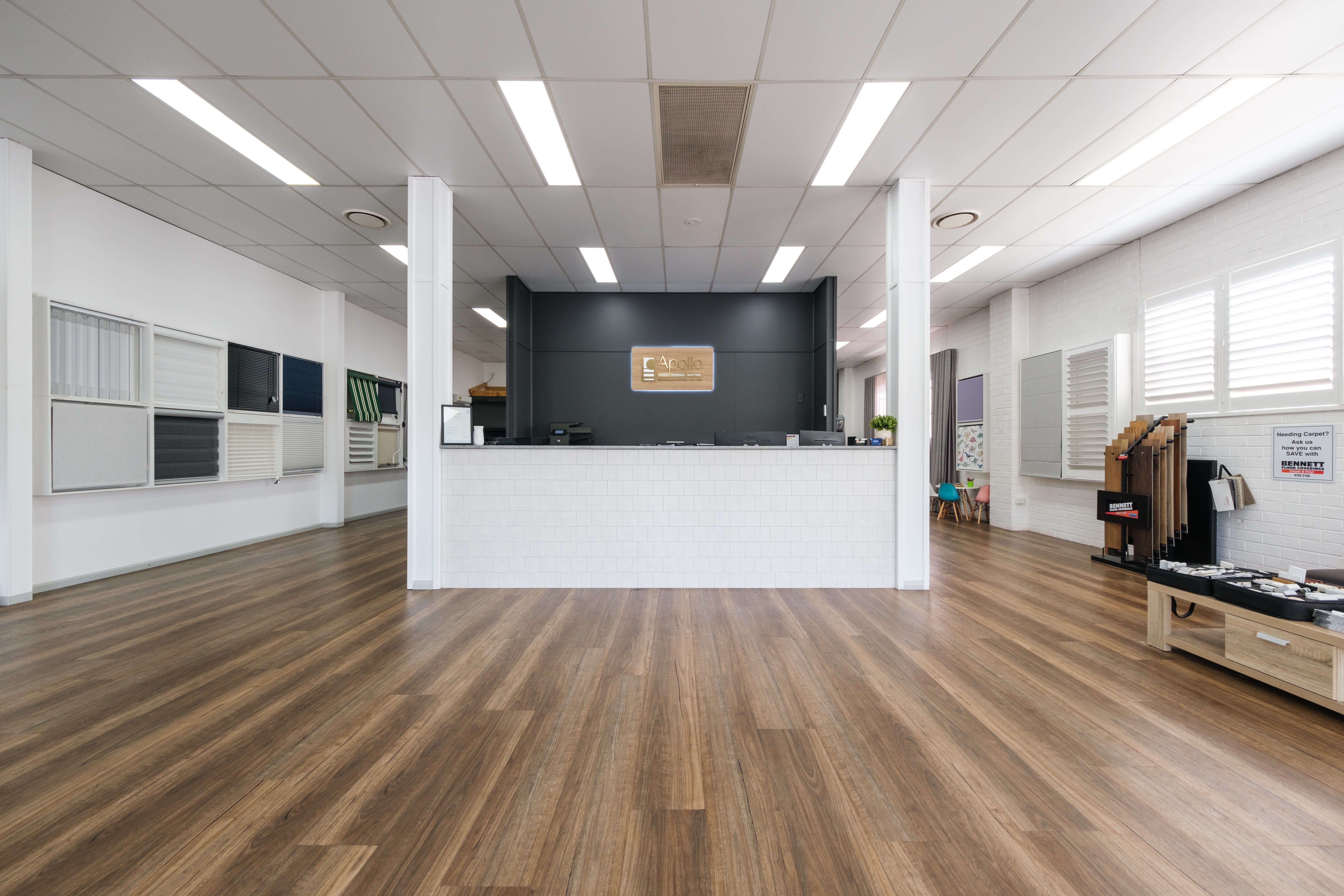 Apollo Blinds Tamworth & Armidale Showroom Interior