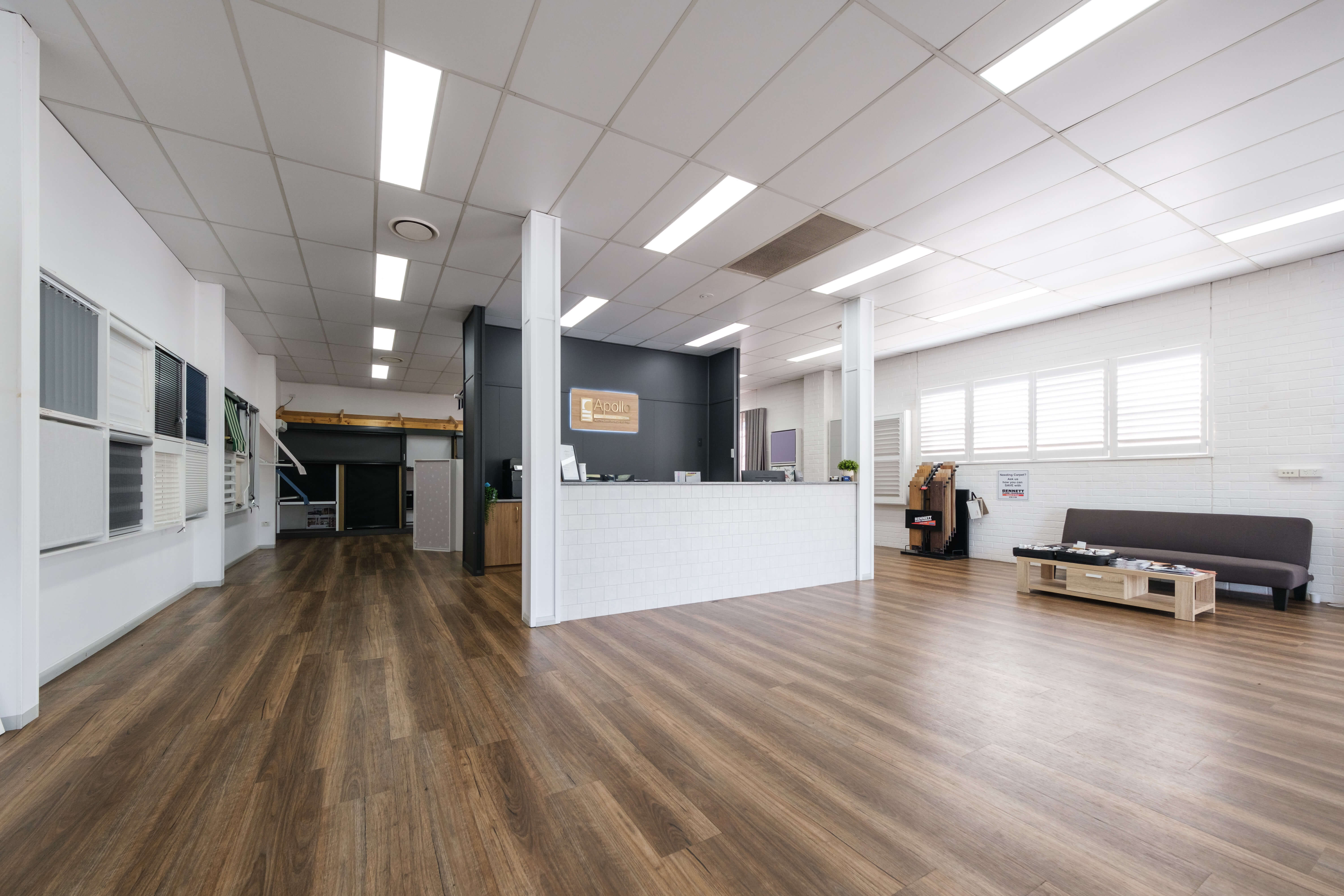 Apollo Blinds Tamworth & Armidale Showroom Interior