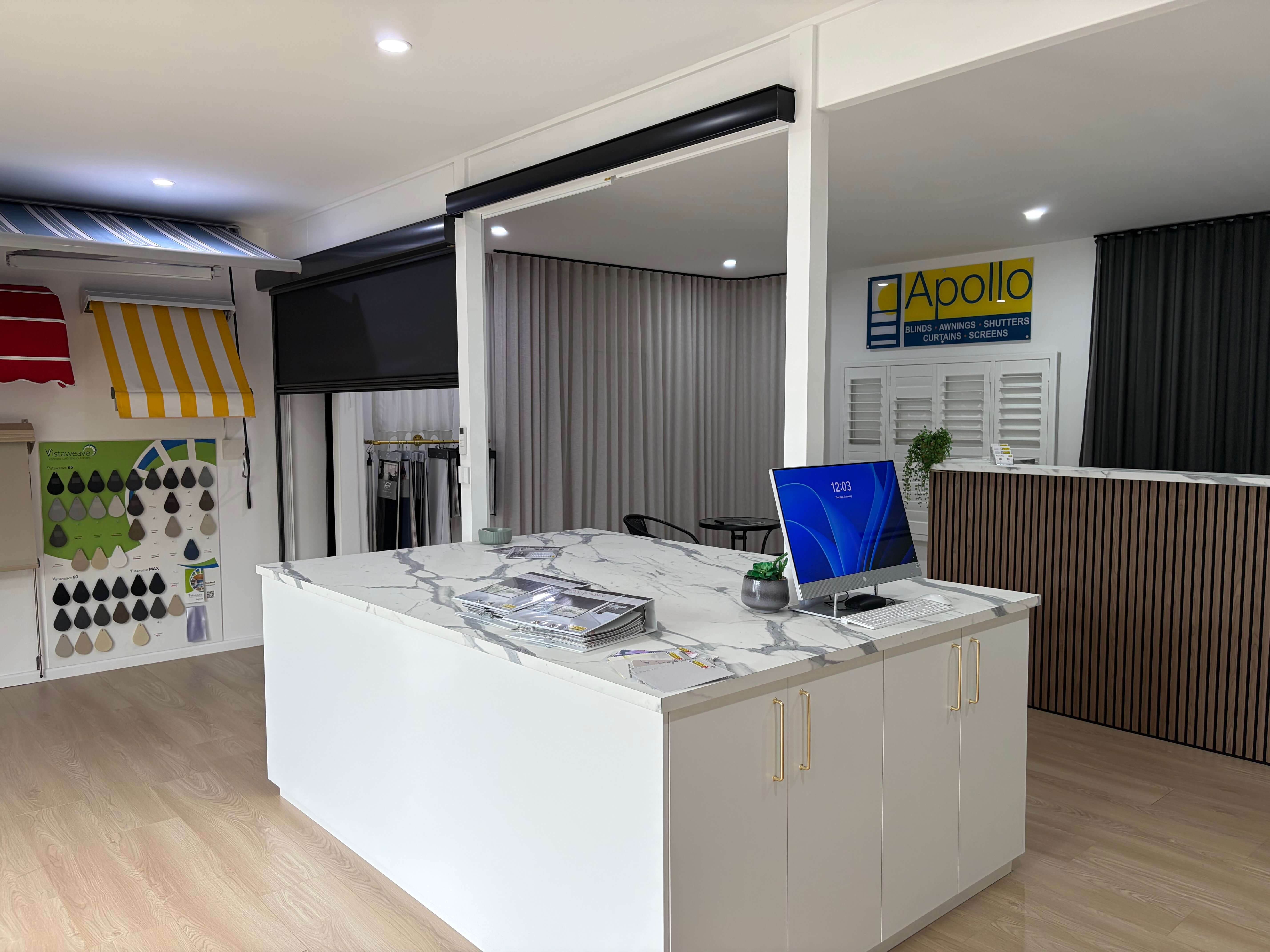 Apollo Blinds Wollongong Showroom Interior